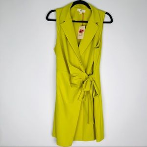 Mustard Wrap Dress Size L